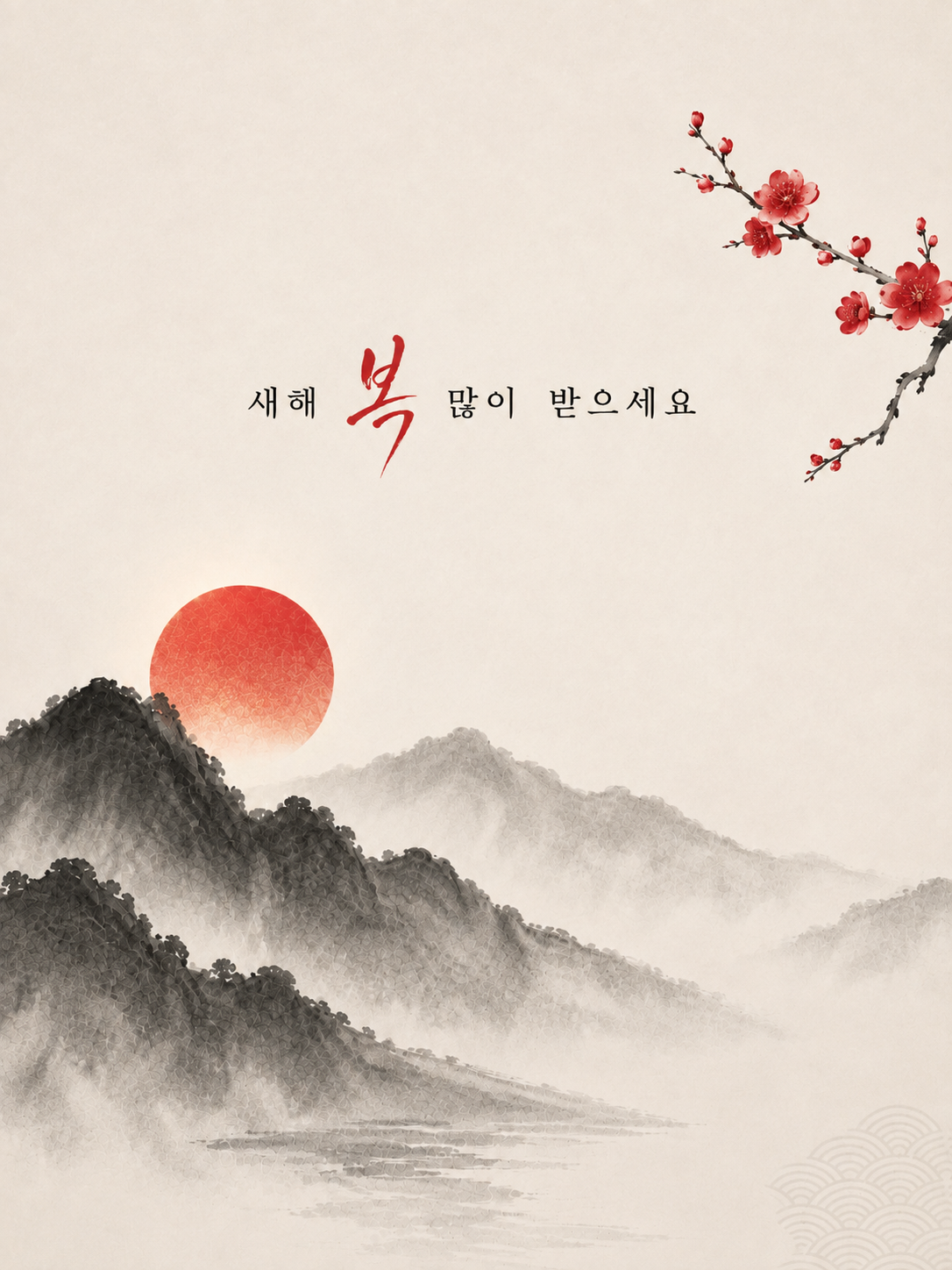 설날 카드